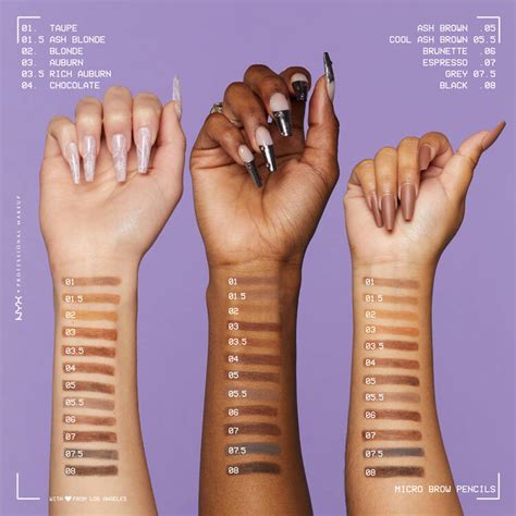 nyx eyebrows pencil|nyx micro brow pencil shades.